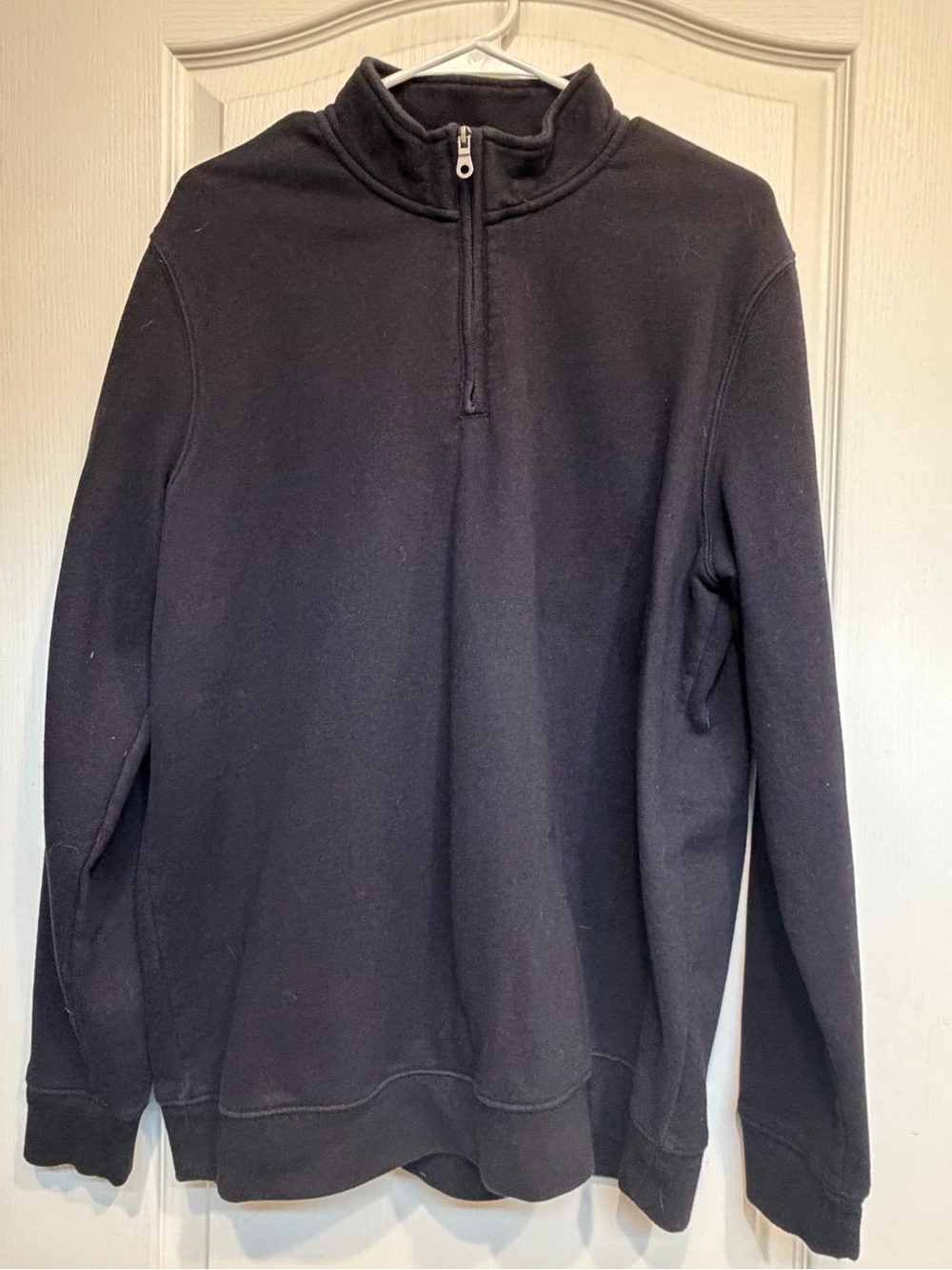 croft & barrow Men's Black Half-Zip Pullover Sweater